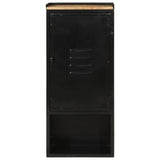 Bathroom Cabinet 40x27x90 cm Iron and Solid Wood Mango 358562