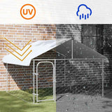 Outdoor Dog Kennel with Roof 200x200x150 cm 171498