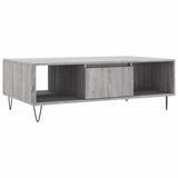 Coffee Table Grey Sonoma 104x60x35 cm Engineered Wood 827090