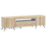 LED TV Cabinet Sonoma Oak Engineered Wood 897567