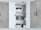 Wall Corner Cabinet PORTO Concrete Grey 57 x 57 x 100 cm 885518