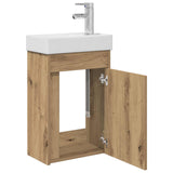 Bathroom Vanity Unit with Tap Artisan Oak 40.5 x 22.5 x 62 cm 889528