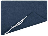 Cushion with Pillow HEERLEN 6 pcs Blue Fabric 926891