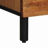 Highboard with Drawer Brown 60 x 33 x 100 cm Solid Mango Wood 4017786