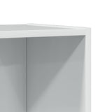 Bookcase High Gloss White 40x24x143 cm Engineered Wood 858304