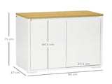 Kitchen Sideboard, Storage Cabinet with Double Doors and Adjustable Shelf for Living Room, Entryway, T3398P343017