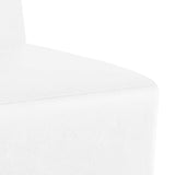 Modular Sofa Unit Armless White 55 x 74 x 82 cm Faux Leather 4108495