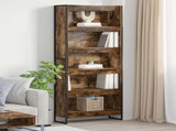Book Cabinet 2 pcs Smoke Oak 80 x 30 x 189.5 cm Engineered Wood 3403012