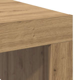 Coffee Table Artisan Oak 100x100x35 cm Engineered Wood 856685