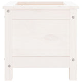 Garden Planter White 40x40x39 cm Solid Wood Pine 825248