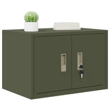 Storage Cabinet Olive Green 60 x 40 x 40 cm Steel 891716