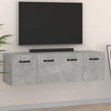 Wall Cabinets 2 pcs Concrete Grey 80x35x36.5 cm Engineered Wood 3115655