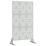 Privacy Screen 100 x 50 x 180 cm Galvanised Steel Silver 868589