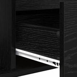 Coffee Table Black Oak 90 x 50 x 26.5 cm Engineered Wood 881167