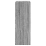 Shoe Cabinet Grey Sonoma 60x34x96.5 cm Engineered Wood 839950