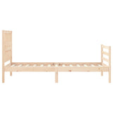 Bed Frame without Mattress 90x200 cm Solid Wood 3194296