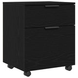 File Cabinet Black Oak 45 x 38 x 54 cm Engineered Wood 862771