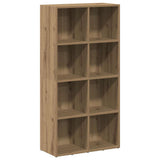 Book Cabinet Artisan Oak 66x30x130 cm Engineered Wood 855779