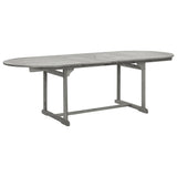 Garden Dining Table x100x75 cm Solid Acacia Wood 316572