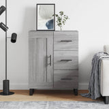 Sideboard Grey Sonoma 69.5x34x90 cm Engineered Wood 830290
