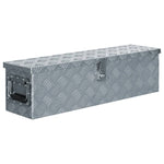 ZNTS Aluminium Box 80.5x22x22 cm Silver 142937