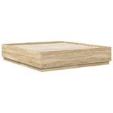 Bed Frame Sonoma Oak 180 x 200 cm Engineered Wood 3408049