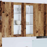 Hanging Cabinet Old Wood 80 x 31 x 100 cm Engineered Wood 884400