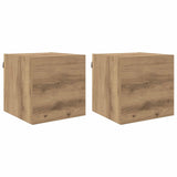 Wall Mounted TV Cabinet Artisan Oak 30.5 x 30 x 30 cm 8003721
