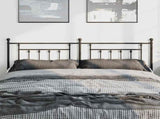 Metal Replace Headboard Black 193 cm 353574