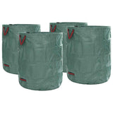 Garden Waste Bags 4 pcs Green 79 x 79 x 99.5 cm Polypropylene 42008104