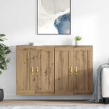 Wall-mounted Cabinet 2 pcs Artisan Oak 69.5 x 34 x 90 cm 3402690