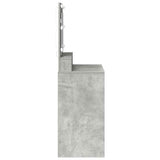 Dressing Table Concrete Grey 78.5 x 41 x 135 cm Engineered Wood 865112