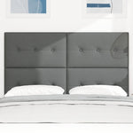 ZNTS LED Headboard Dark Grey 80 cm Fabric 3338437
