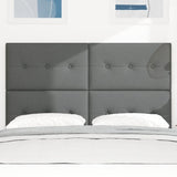 ZNTS LED Headboard Dark Grey 80 cm Fabric 3338437