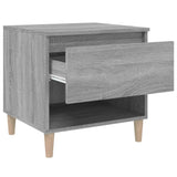 Bedside Tables 2 pcs Grey Sonoma 50x46x50 Engineered Wood 819545
