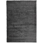 ZNTS Shaggy Rug High Pile Modern Anthracite 200x280 cm 375195