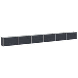 Raised Garden Bed Anthracite 600 x 40 x 55 cm cold-rolled steel 8006301