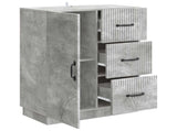 Sideboard Concrete Grey 66 x 34.5 x 87 cm Engineered Wood 895318