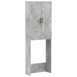 Toilet Cabinet HAARLEM Concrete Grey 66 x 25.5 x 190 cm 896918