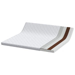 Mattress with Coconut Layer White 200 x 200 cm PU Foam 4106389