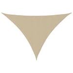 ZNTS Sun Shade Sail Beige 7x5x5 m 100% Polyester Oxford 4000967