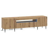 LED TV Cabinet Artisan Oak Engineered Wood 896474