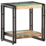 ZNTS Side Table 40x30x40 cm Solid Reclaimed Wood 320684