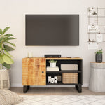 TV Cabinet 80x33x46 cm Solid Wood Mango&Engineered Wood 351962