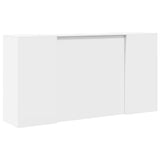 Reception Desk White 200x50x103,5 cm Engineered Wood 3324178