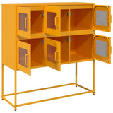 Sideboard Mustard Yellow 100.5x39x107 cm Cold-rolled Steel 853425