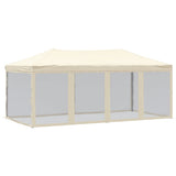 Folding Party Tent with Sidewalls Cream 3x6 m 93550