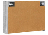 Bathroom Mirror Cabinet Grey Sonoma 63.5 x 16 x 62.5 cm 889156
