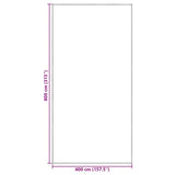 Tent Carpet Folding Manual Light Grey 800 x 400 cm Polyethylene 42000204