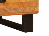 Storage Highboard Brown 60 x 33 x 100 cm Solid Mango Wood 4018326